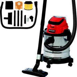 Aspirateur eau et poussière Einhell TC-VC 18/20 Li S–Solo (sans batterie)