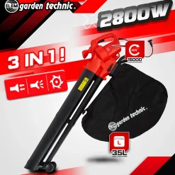 Aspirateur souffleur broyeur électrique 2800W - Elem Garden
