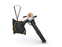 Aspirateur souffleur broyeur sans fil - 910m³/h - ratio 14:1 - avec sac de 55L - Stihl SHA140 (vendu sans batterie ni chargeur)