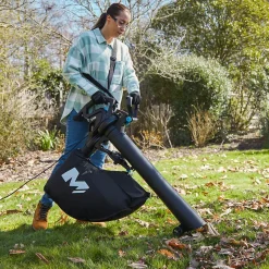 Aspirateur souffleur broyeur filaire 3000 W - 800 m³/h - ratio 15:1 - avec sac de 45 L - Mac Allister MBV3000-1