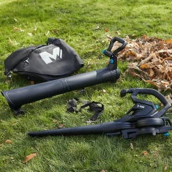 Aspirateur souffleur broyeur filaire 3000 W - 800 m³/h - ratio 15:1 - avec sac de 45 L - Mac Allister MBV3000-1