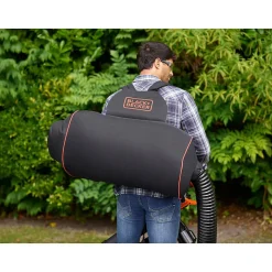 Aspirateur souffleur broyeur filaire 3000 W - 864 m³/h - ratio 16:1 - avec sac de 72 L - Black+Decker BEBLV300-QS