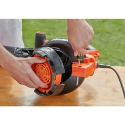Aspirateur souffleur broyeur filaire 3000 W - 864 m³/h - ratio 16:1 - avec sac de 72 L - Black+Decker BEBLV300-QS