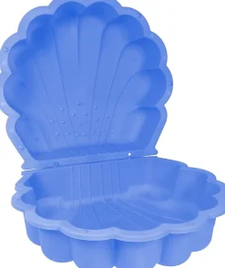 Bac à Sable Bleu en Forme de Coquillage - 2 Pièces Avec Couvercle - 87cm