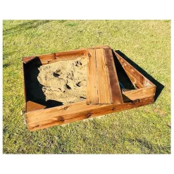 Bac à sable en bois Masgames KASSI avec banc-tiroir L