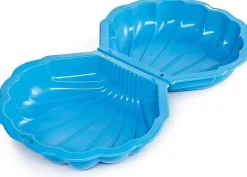 Bac à sable en plastique en forme de coquillage pour jardin, piscine