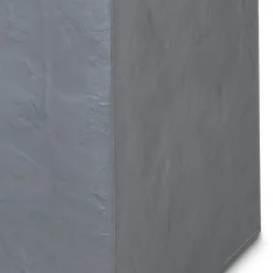 Bac carré plastique Durdica gris anthracite 39,5 x 39,5 x h. 43,5 cm