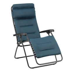 Bain de soleil Aircomfort Lafuma acier et polyester Coral Blue l.67cm x H.115cm