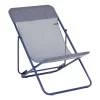 Bain de soleil Colorblock Lafuma Polyester et acier Indigo l.62cm x H.125cm
