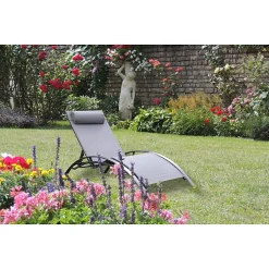 Bains de soleil gris monaco (lot de 2) Keter 35-810341