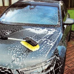 Balai brosse de lavage télescopique avec raccord tuyau - Longueur 2.50 mètres - GT MARKET