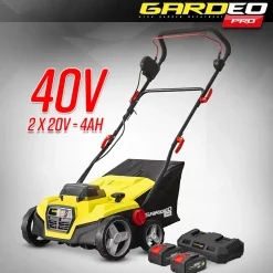 Balayeuse pour gazon synthétique sur batterie - 2 x 20V - 4Ah - Gardeo Pro