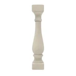 Balustre ronde BLOOMA Barcelone blanche 13 x 13 x h.80 cm