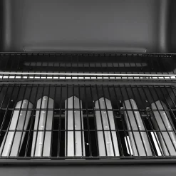 Barbecue à 6 brûleurs (102x55x98 cm - Noir)