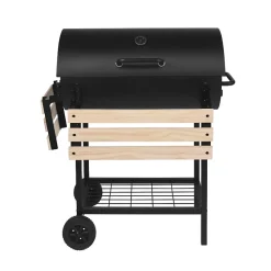 Barbecue à charbon 76x33.5cm avec chariot Red Deco KENTUCKY
