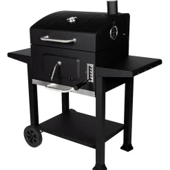 Barbecue à charbon 42.5x33cm avec chariot Somagic 306446