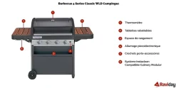 Barbecue à gaz Campingaz 4 Series Classic WLD