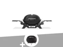 Barbecue à gaz Q 1200N noir + Housse - Weber
