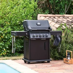 Barbecue à gaz Rogue PRO-S 425 + Sizzle Zone + Brûleur arrière - Phantom