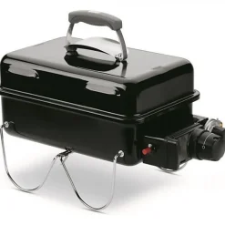 Barbecue a gaz - WEBER - Go-Anywhere - Cuve et couvercle en acier émaillé - Brûleur inox