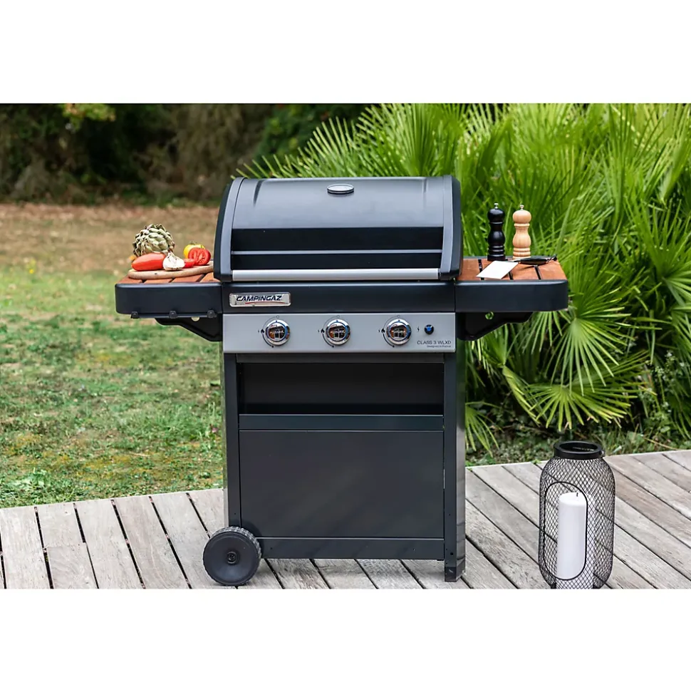 Barbecue au gaz 3 series classic WLD 2 en 1 + Plancha noir Campingaz