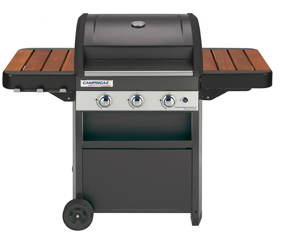 Barbecue au gaz 3 series classic WLD 2 en 1 + Plancha noir Campingaz