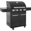 Barbecue au gaz FYRA avec thermomètre - 4 brûleurs - COOK'IN GARDEN