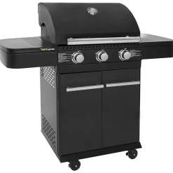 Barbecue au gaz FYRA avec thermomètre - 3 brûleurs - COOK'IN GARDEN