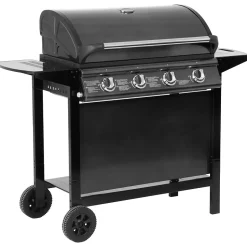 Barbecue au gaz RENO - 4 brûleurs avec thermomètre 14kW - HAPPY GARDEN