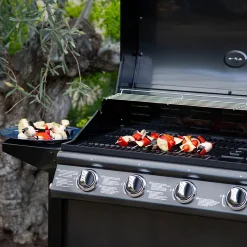 Barbecue au gaz RENO - 4 brûleurs avec thermomètre 14kW - HAPPY GARDEN