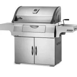 Barbecue charbon de bois Napoleon Prestige Pro 605 86 x 46 cm argent
