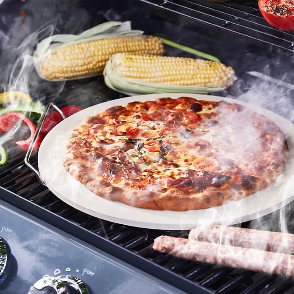 Barbecue Emma Gun Metal 4 Feux + 1 Side FlexiGrill Plancha ronde