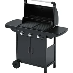 Barbecue gaz horizontal campingaz fonte noir 61 x 55 x 109