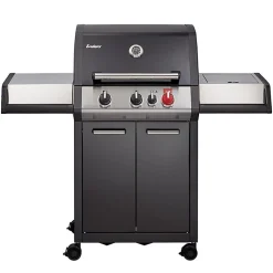 Barbecue gaz Monroe Black Pro 3 K Turbo 1 Turbo Zone, Switch grid