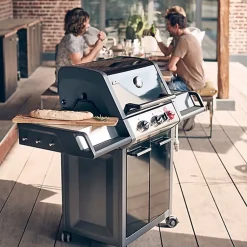 Barbecue gaz Monroe Black Pro 3 K Turbo 1 Turbo Zone, Switch grid