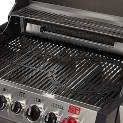 Barbecue gaz Monroe Black Pro 3 K Turbo 1 Turbo Zone, Switch grid