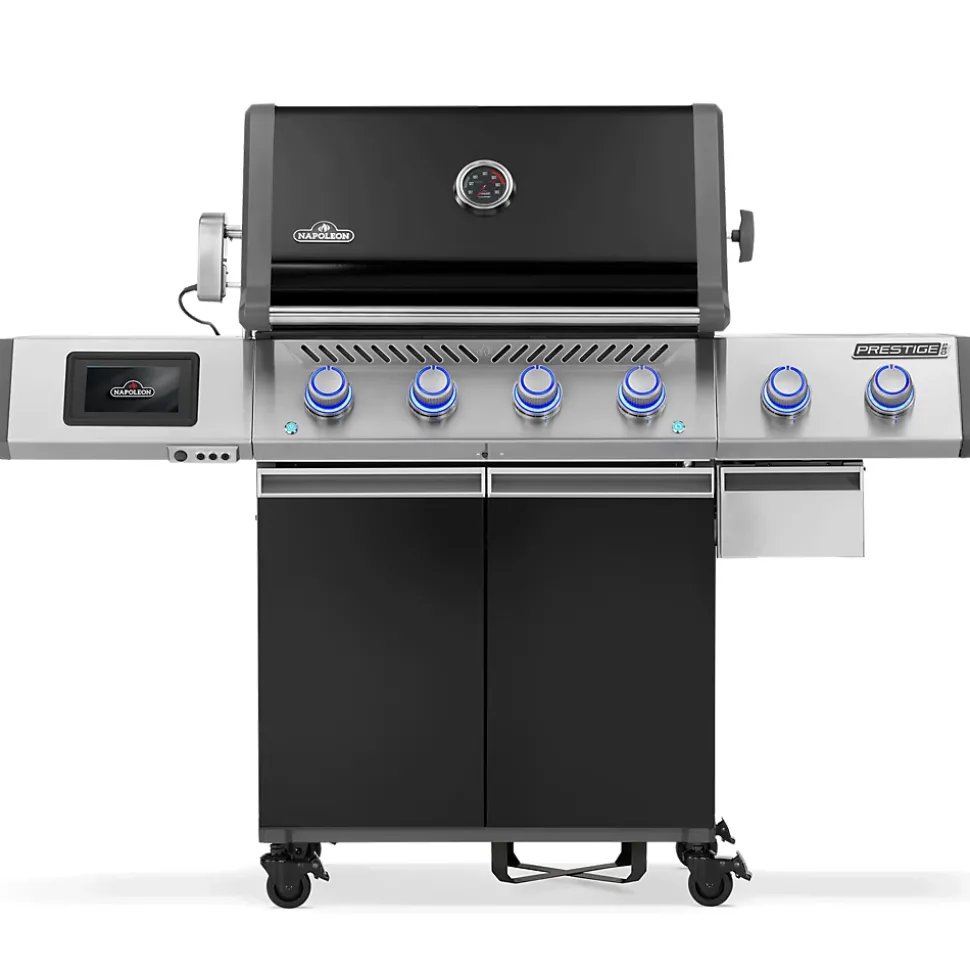 Barbecue gaz Napoleon Prestige Pro 500 71 x 46cm noir et argent