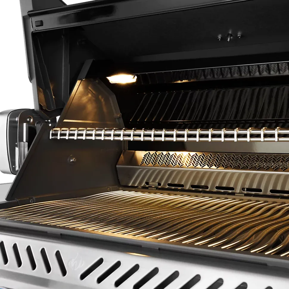 Barbecue gaz Napoleon Prestige Pro 500 71 x 46cm noir et argent