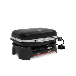 Barbecue électrique amovible Weber lumin avec plancha intégrée 8 personnes