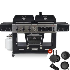 Barbecue Pit Boss MEMPHIS ULTIMATE mixte gaz, charbon et fumoir électrique