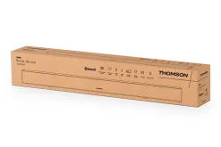 Barre de son - THOMSON - Noire - Bluetooth 5.3, 120W, Entrée TV ARC/CEC, USB, Égaliseur, Télécommande, Alim. 230V