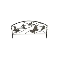Barrière de jardinière décorative Papillons 51x1x26 cm