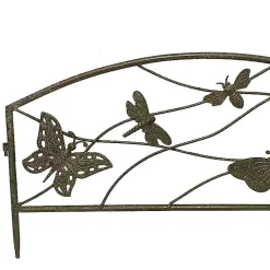 Barrière de jardinière décorative Papillons 51x1x26 cm