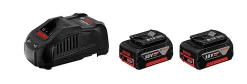 Batterie Bosch Professional Starter-Set 18V - 2x5,0Ah + chargeur GAL 1880 CV