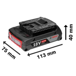 Batterie lithium-Ion Bosch professional 18V - 2Ah