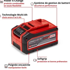 Batterie Power X-Change PLUS 18V - 4/6Ah Einhell