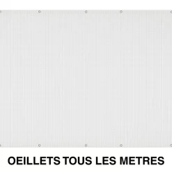 Bâche armée transparente 160g/m2 découpable