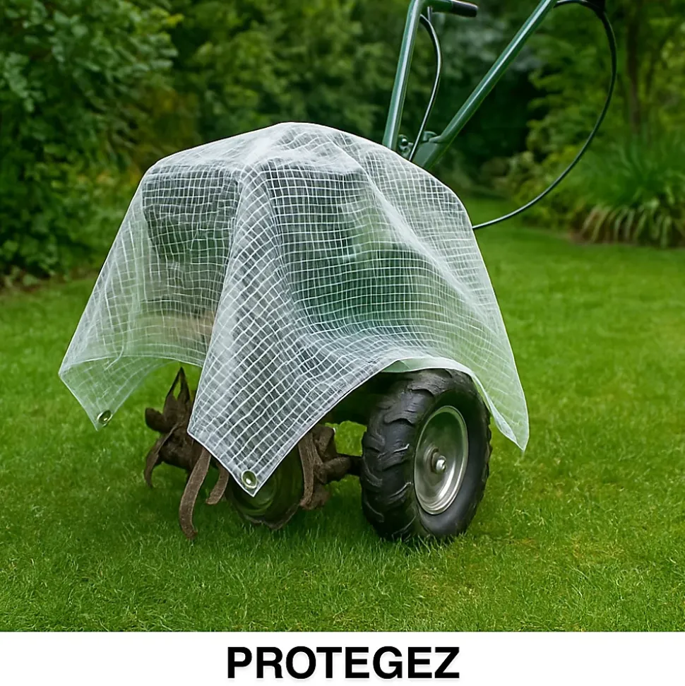 Bâche armée transparente 160g/m2 découpable