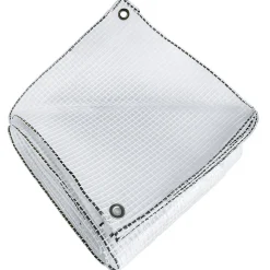 Bâche de Chantier 2x3 m - TECPLAST TR170CH - Bâche Armée Transparente - Haute Qualité - Protection imperméable Travaux d'extérieur