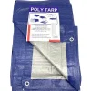 Bâche de protection 3,6x4,8m - 90g/m² en Polyéthylène Haute Densité Résistante pour Extérieur et Chantiers